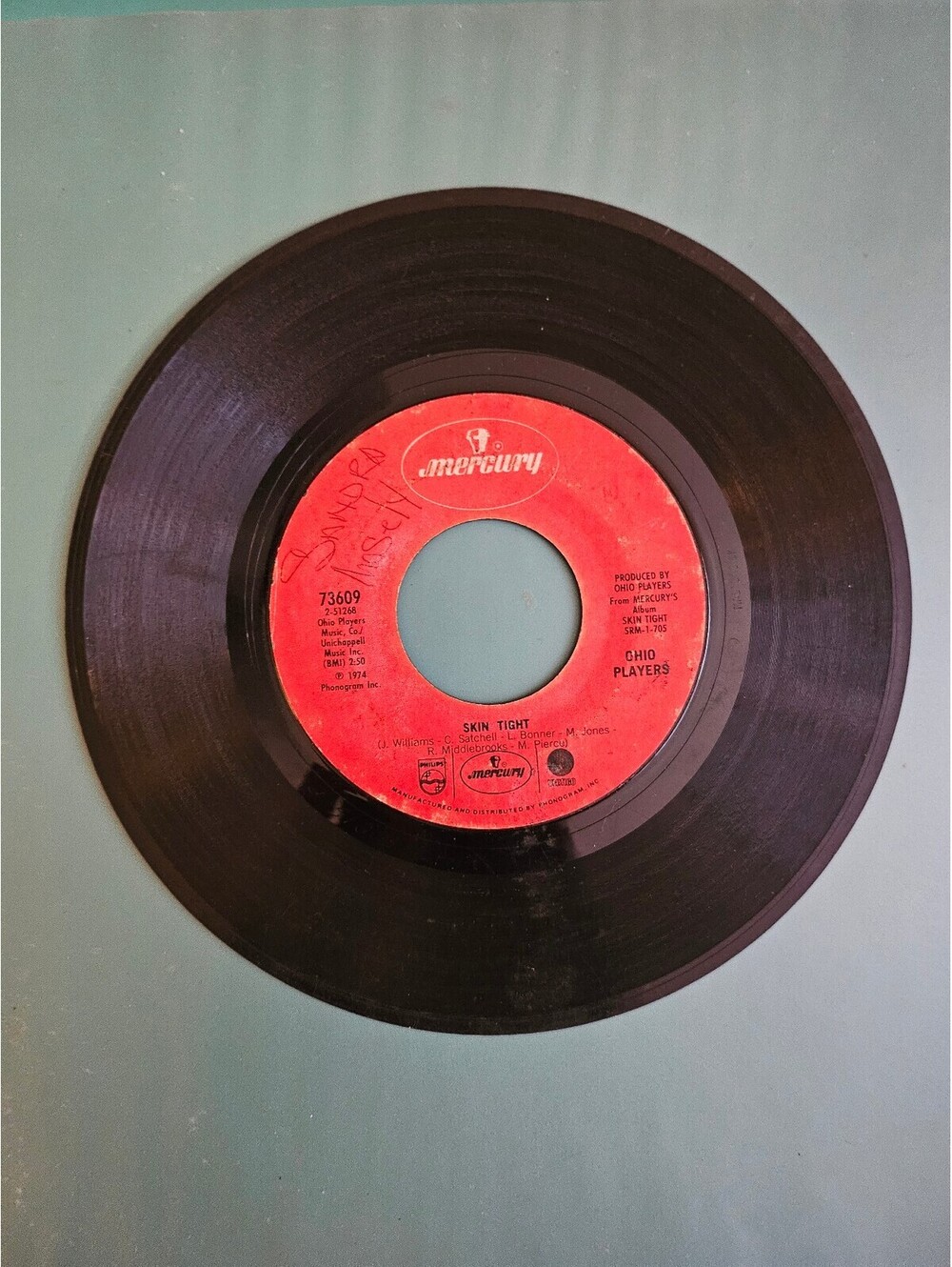 OHIO PLAYERS: SKIN TIGHT / HEAVEN MUST BE LIKE THIS (1974) Vinyl 45 RPM Soul